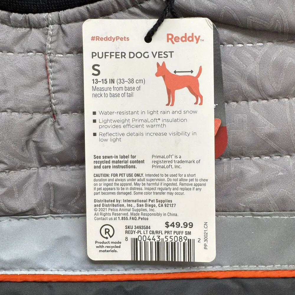 Reddy puffer dog